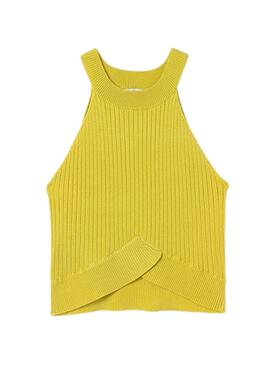 Top Mayoral Tricot Amarillo para Niña