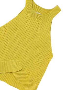 Top Mayoral Tricot Amarillo para Niña