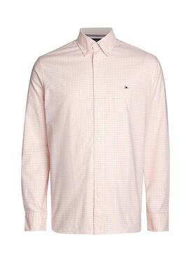 Camisa Tommy Hilfiger 1985 Cuadros Rosa Hombre