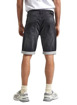 Bermuda Pepe Jeans Gymdigo Negro Para Hombre