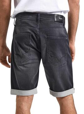 Bermuda Pepe Jeans Gymdigo Negro Para Hombre