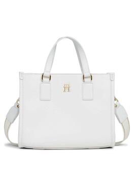 Bolso Tommy Hilfiger Monotype Mini Blanco Mujer