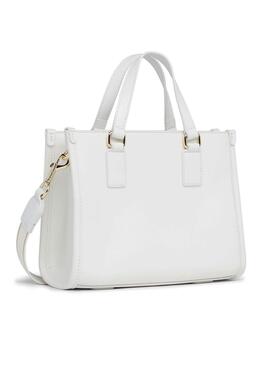 Bolso Tommy Hilfiger Monotype Mini Blanco Mujer