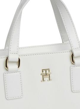 Bolso Tommy Hilfiger Monotype Mini Blanco Mujer