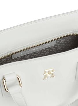 Bolso Tommy Hilfiger Monotype Mini Blanco Mujer