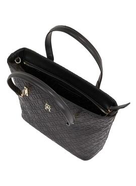 Bolso Tommy Hilfiger Refined Mini Tote Negro Mujer