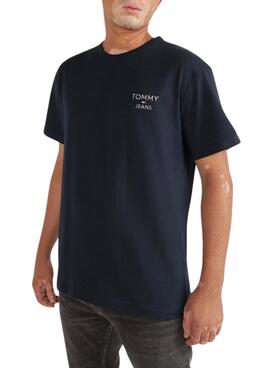 Camiseta Tommy Jeans Rehular Corporative Marino