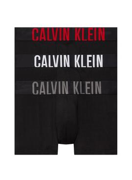 Pack 3 Calzoncillos Calvin Klein Trunk Negro