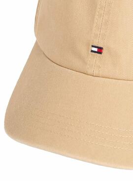 Gorra Tommy Hilfiger Flag Soft Tostado Para Hombre