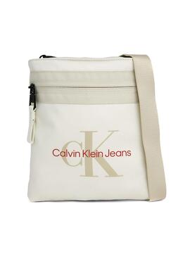 Bandolera Calvin Klein Sports Essentials Beige