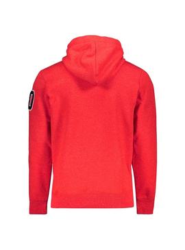 Sudadera Jack and Jones Jorchamps Rojo de Hombre
