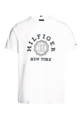 Camiseta Tommy Hilfiger Coin Blanco Para Hombre