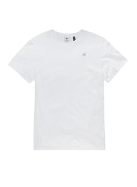 Camiseta G-Star Base Blanco Para Hombre