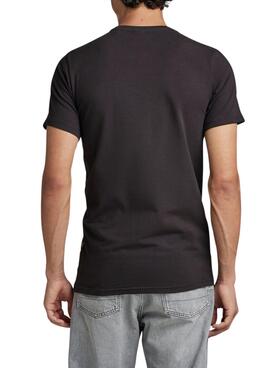 Camiseta G-Star Slim Base Negro Para Hombre