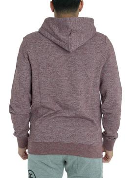 Sudadera Jack and Jones Friday Granate para Hombre