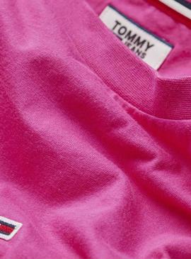 Camiseta Tommy Jeans Classic Fucsia Mujer