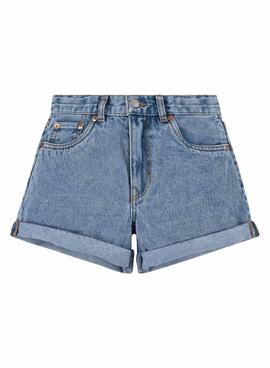 Shorts Levis Mom Azul Para Niña