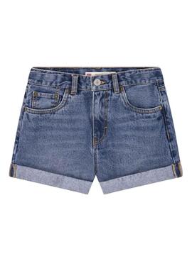 Shorts Levis Mom Marino Para Niña