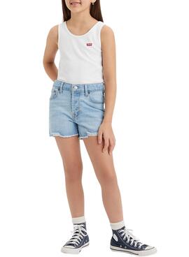 Shorts Levis 501 Azul Para Niña