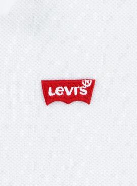 Polo Levis Tape Blanco Para Niño