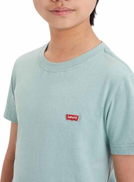 Camiseta Levis Hit Azul Para Niño