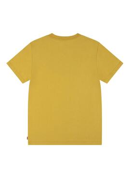 Camiseta Levis Batwing Amarillo Para Niño