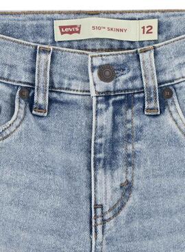 Pantalón Vaquero Levis 510 Skinny Azul Para Niño