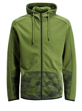 Sudadera Jack and Jones Jcomoni Verde