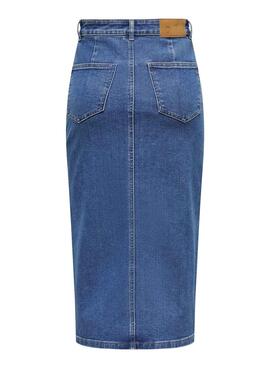 Falda Only Siri Denim Oscuro Para Mujer