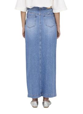 Falda Only Mylah Denim Medio Para Mujer