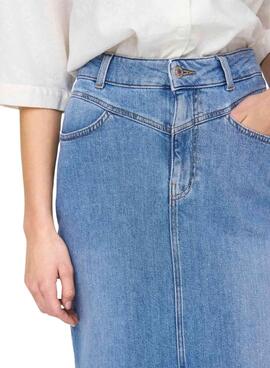 Falda Only Mylah Denim Medio Para Mujer