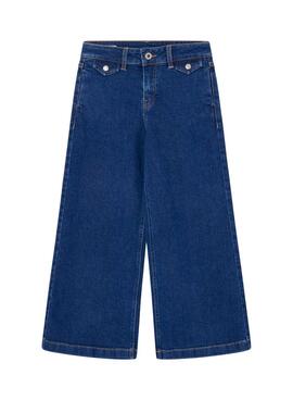 Pantalón Vaquero Pepe Jeans Wide Marino Para Niña