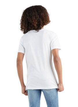 Camiseta Levis Hit Blanco Para Niño