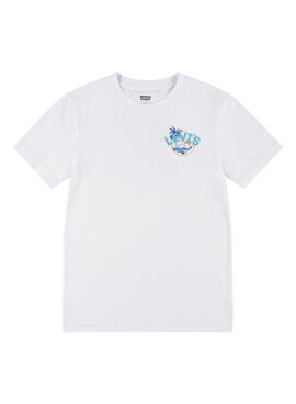 Camiseta Levis Scenic Blanco Para Niño