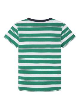 Camiseta Pepe Jeans Reeve Verde Para Niño