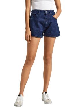 Short Pepe Jeans A-Line Denim Para Mujer