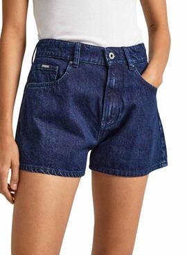 Short Pepe Jeans A-Line Denim Para Mujer