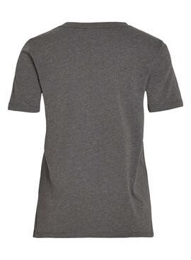 Camiseta Vila Sunshine Gris Para Mujer