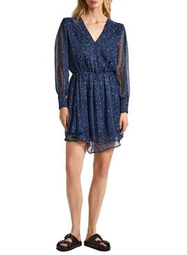 Vestido Pepe Jeans Camille Marino Para Mujer