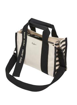 Bolso Pepe Jeans Zadie Lottie Blanco y Negro