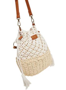 Bolso Pepe Jeans Sienya Soleil Beige Para Mujer