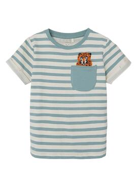 Camiseta Name It Dow Azul Para Niño