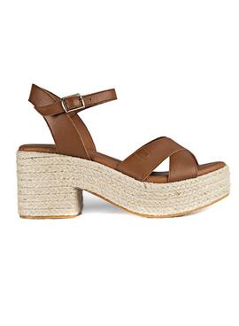 Sandalias Popa Clifton Marron Para Mujer