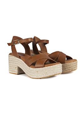 Sandalias Popa Clifton Marron Para Mujer