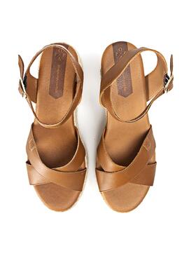 Sandalias Popa Clifton Marron Para Mujer