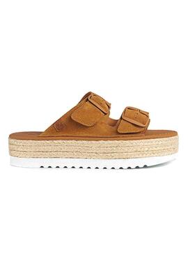 Sandalias Popa Collao Plataforma Camel