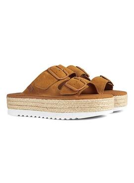 Sandalias Popa Collao Plataforma Camel