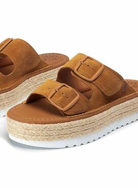 Sandalias Popa Collao Plataforma Camel