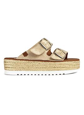 Sandalias Popa Collao Oro Para Mujer