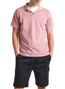 Polo Pepe Jeans New Oliver Azul Para Hombre